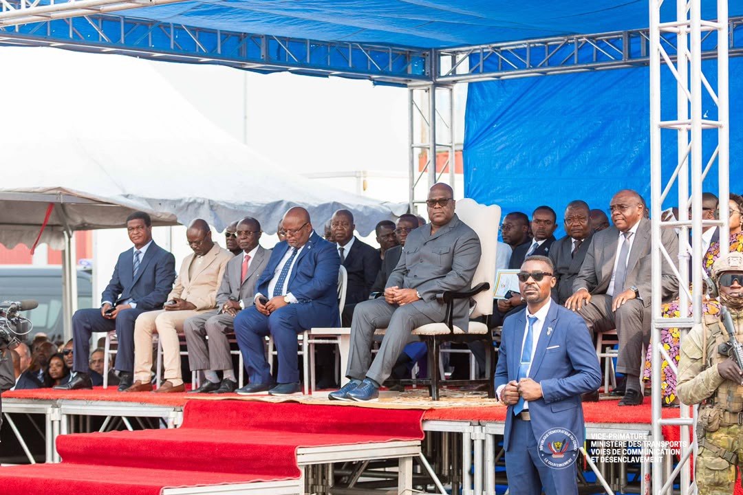 Lancement de la grande campagne de balisage du fleuve Congo et de la rivière Kasaï par le Président de la République Félix-Antoine Tshisekedi Tshilombo